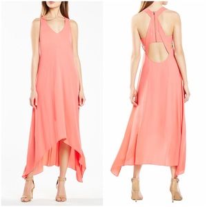 NWT BCBG “Ariell” cutout dress, coral pink, size L